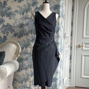 Charcoal cocktail dress